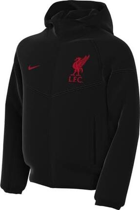 Nike Liverpool FC Sweat à capuche zippé Garçon Noir/Gym Red Taille L