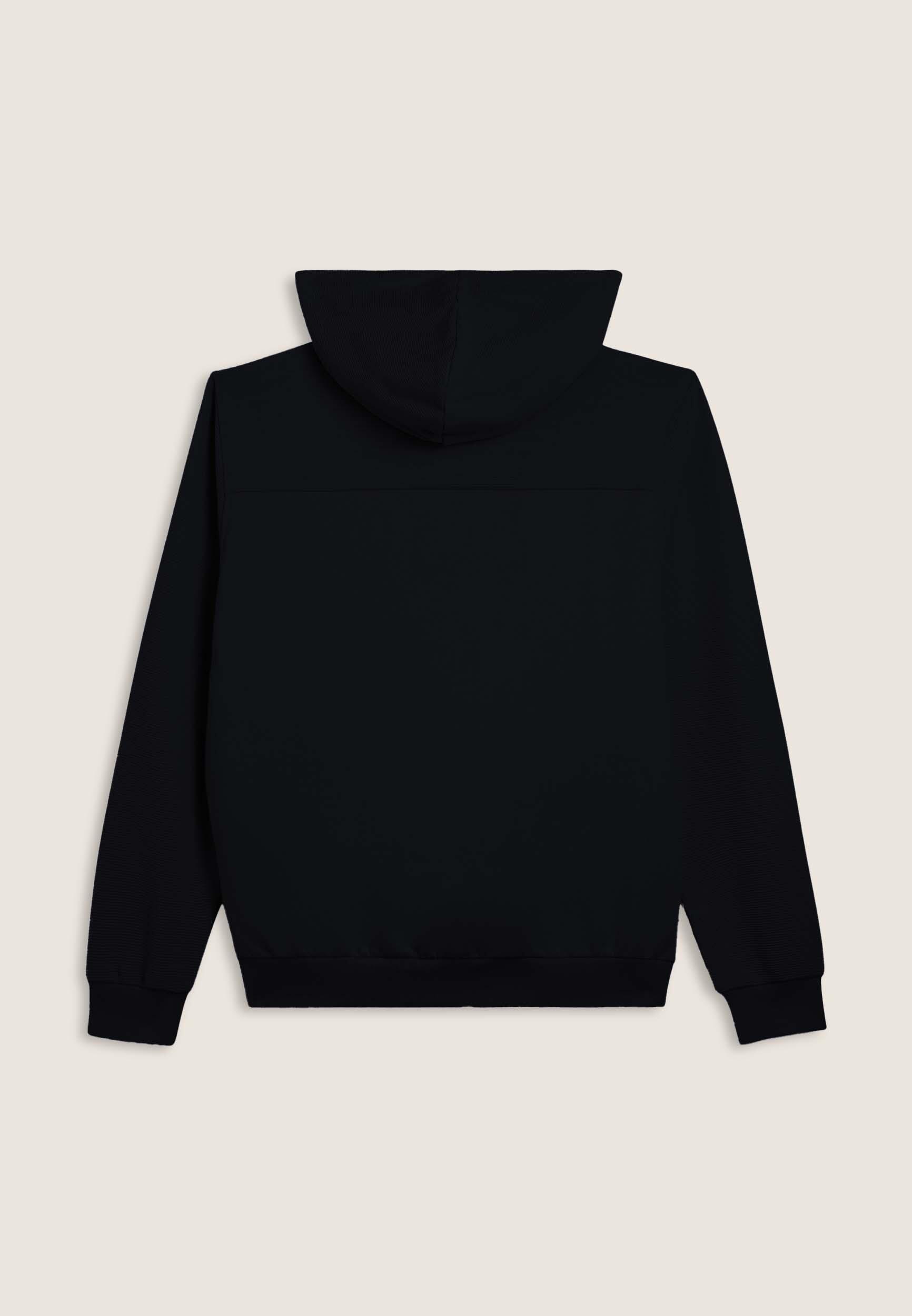Sweat-shirt à capuche effet camouflage avec empiècements rayés 2/3