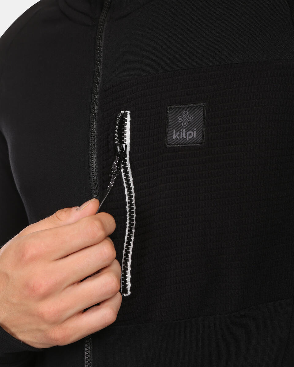 Bequemer Baumwoll-Kapuzenpullover Kilpi BALU-M 3/4