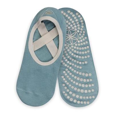 Griffig Yoga Barre Socken Eisberg