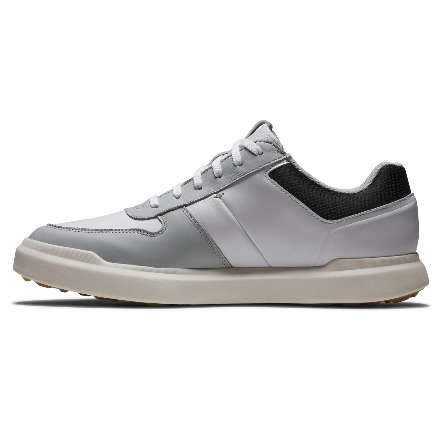 Chaussures de golf décontractées Footjoy Contour pour homme, blanches 2/4