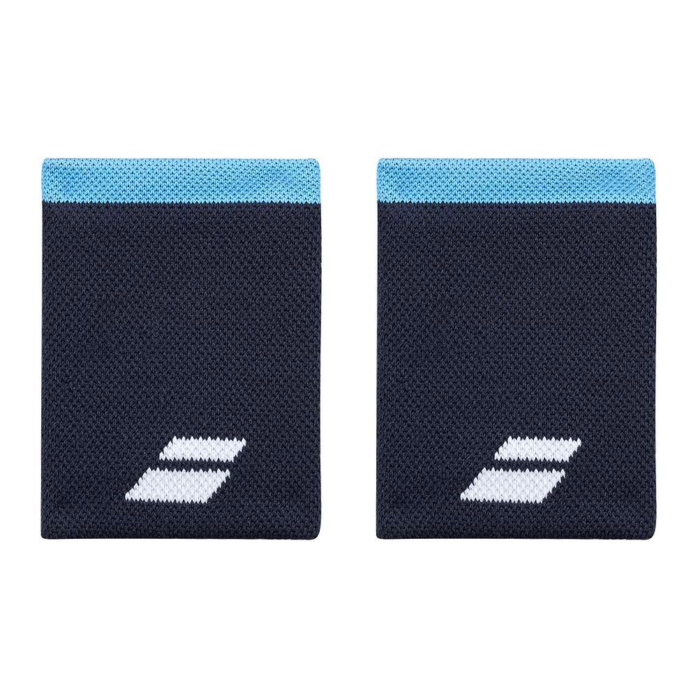 Babolat Logo Wristband Jumbo Blue 1/1