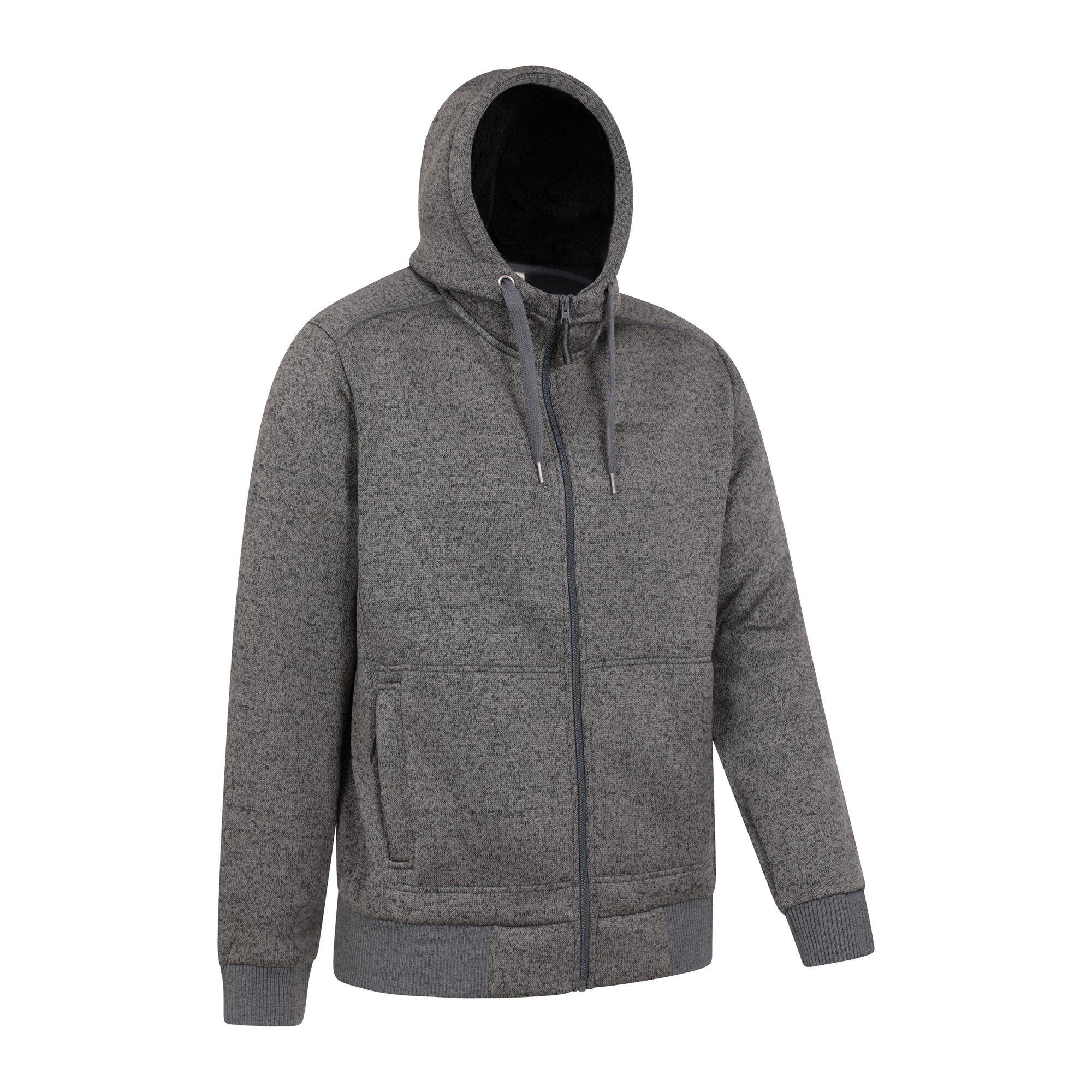 Mountain Warehouse Nevis Herren Hoodie mit Fleecefutter - Bequem und isolierend 6/7