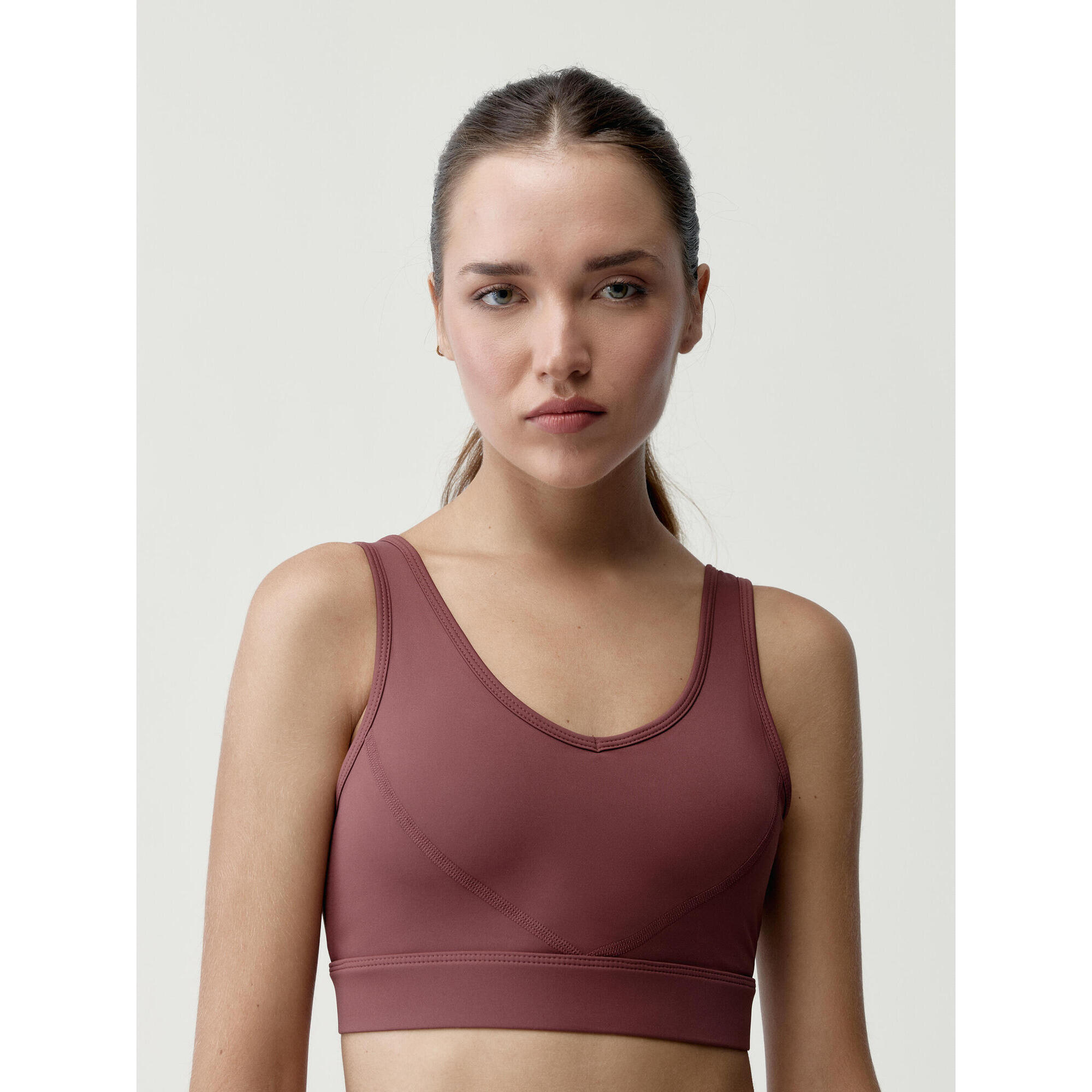 Born Living Yoga - Top De Sport Pour Femme Devi Born Living Yoga - Brassière - Rouge - S - Decathlon