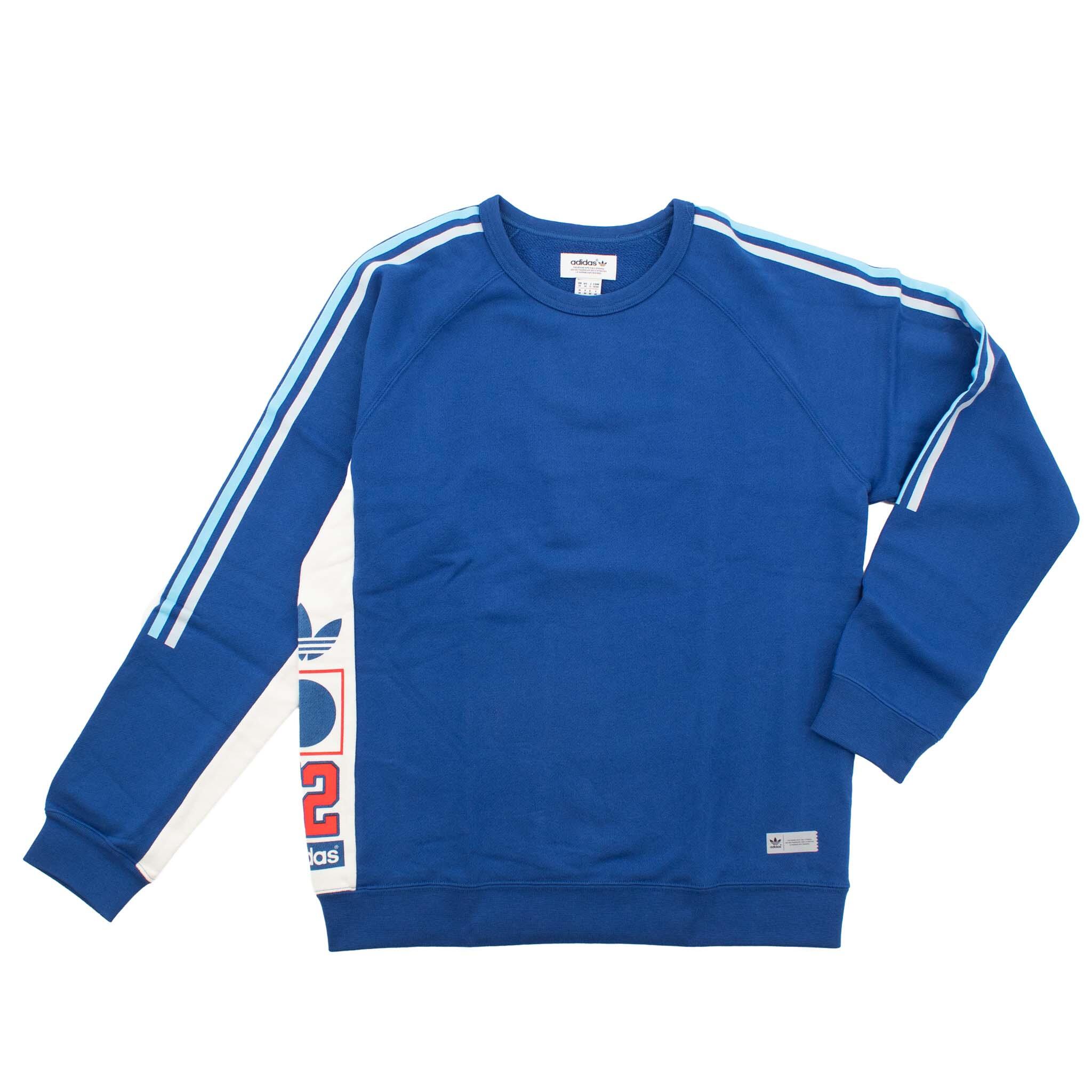 ADIDAS Pullover Tech Graphic Crew Sweater in Blau