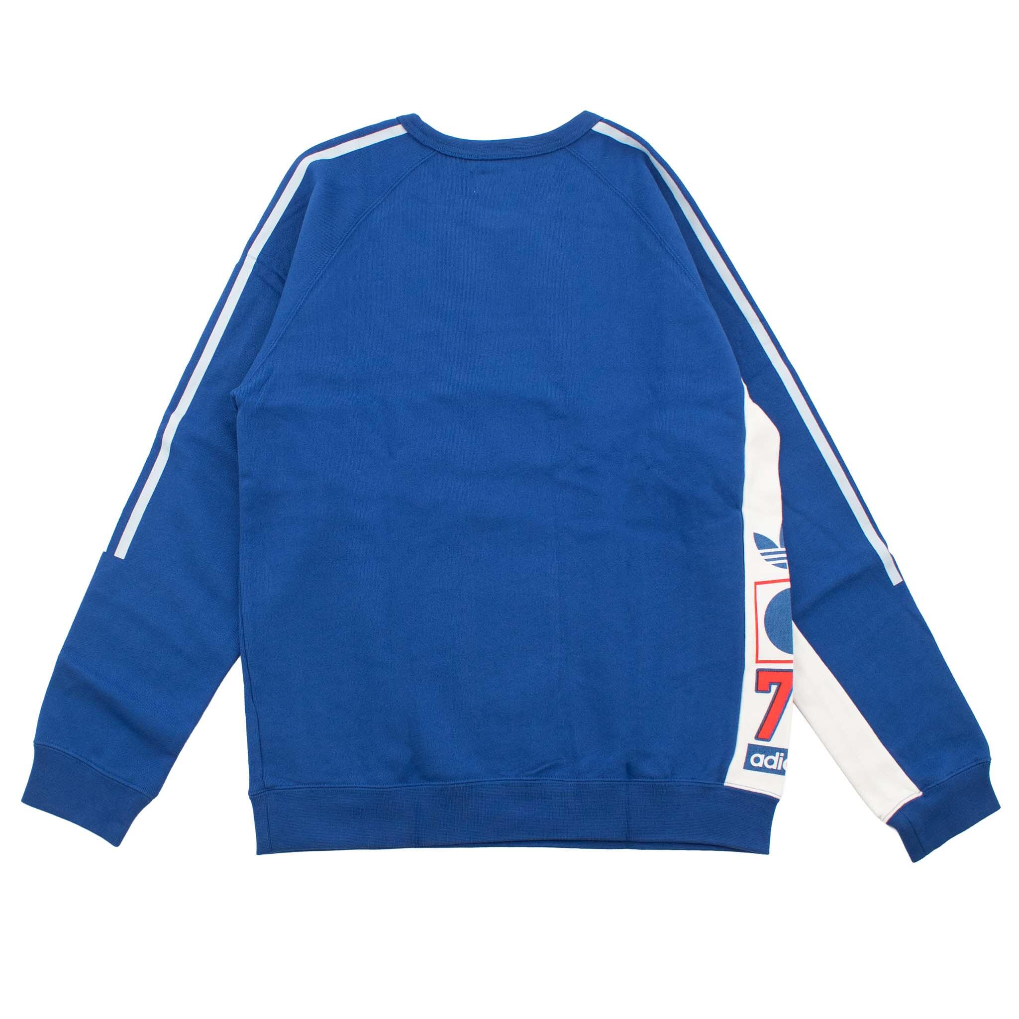 Pullover Tech Graphic Crew Sweater in Blau 4/4