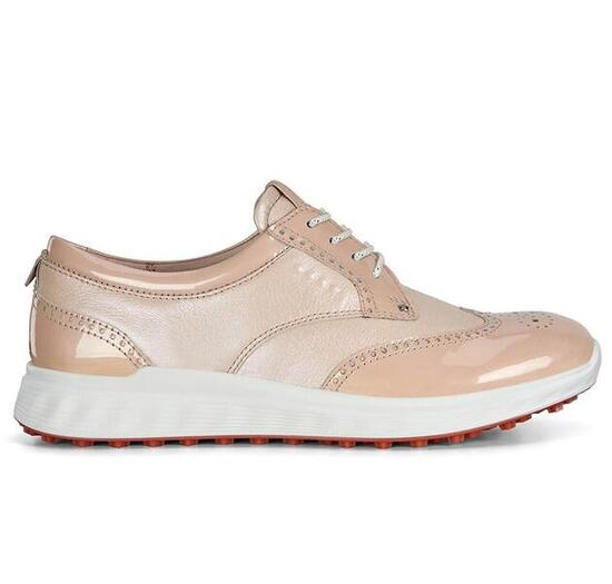 Chaussures de golf Ecco S-Classic pour femmes, roses