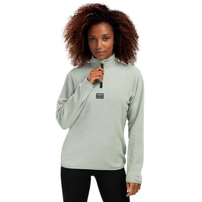 Dames wintersport dunne fleece trui voor cascade-w asgroen