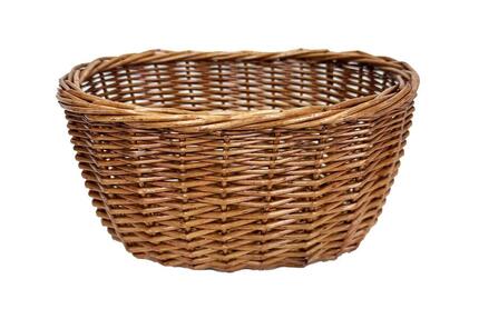 Kleiner Vorderkorb aus Weide für Fahrrad