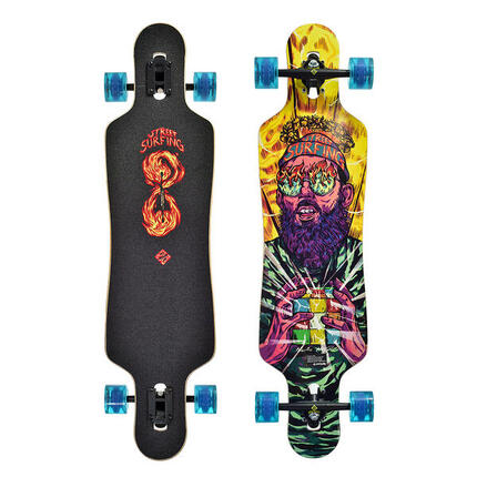 Longboard Drop Through Freeride 39" Curve 4131