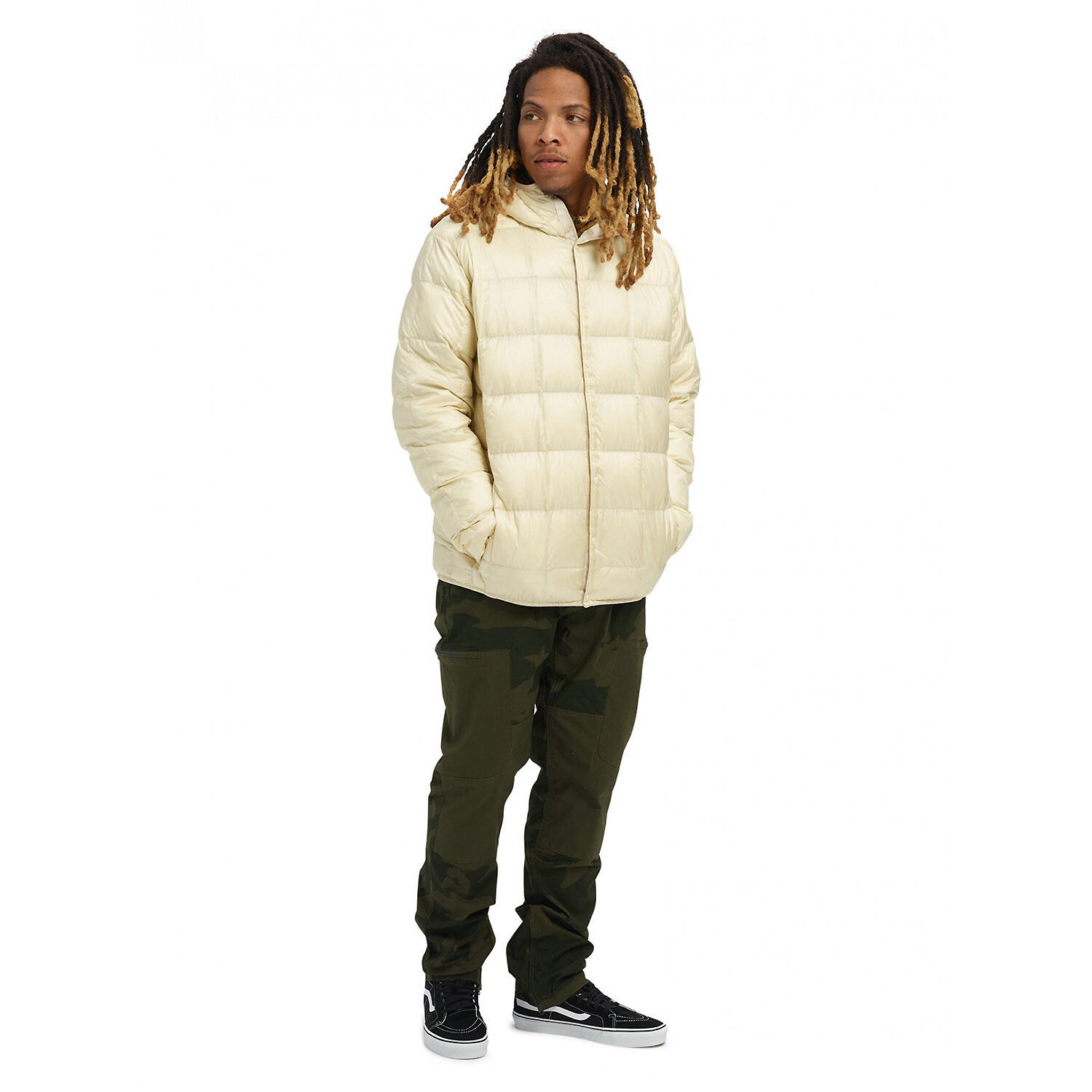Herren Jacke M EVERGREEN HOODED SNAP DOWN JACKET 2/3
