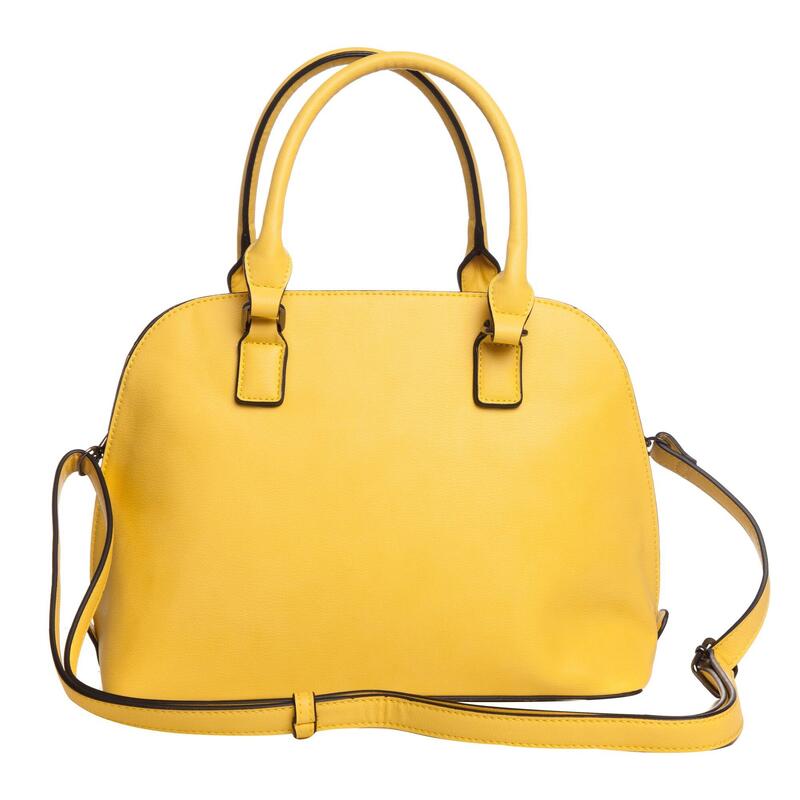 Geanta dama Amber Model 1, 30x23x12 cm, galbena