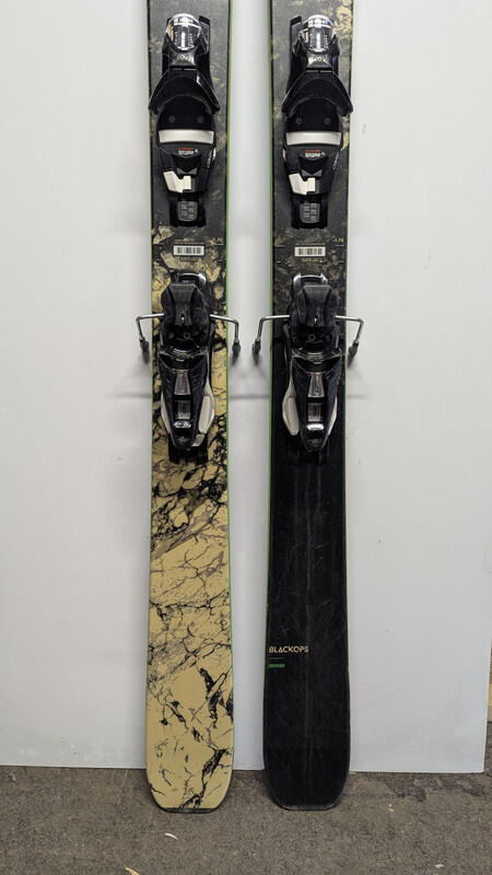 Ski Rossignol Black Ops Sender 154 cm bois titanal LCT ABS 2/3