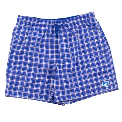 Badehose Check Swim Shorts SL in Blau