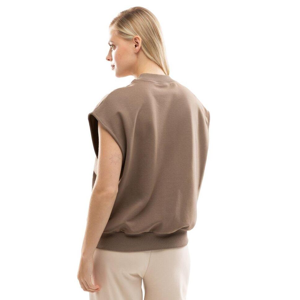 Damska bluza bez rękawów Lifestyle Siroko IBZ Tidal Brown