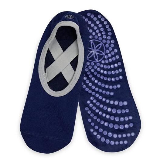 Griffig Yoga Barre Socken Indigo