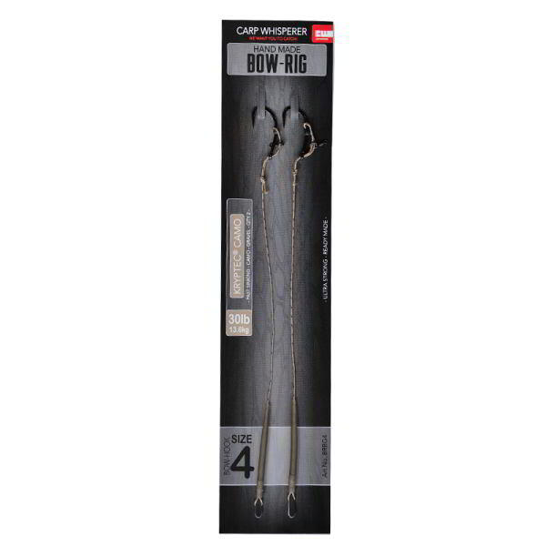 Carp Whisperer - Bow rig - Haak maat: 4 - 2 stuks - Gravel 1/1