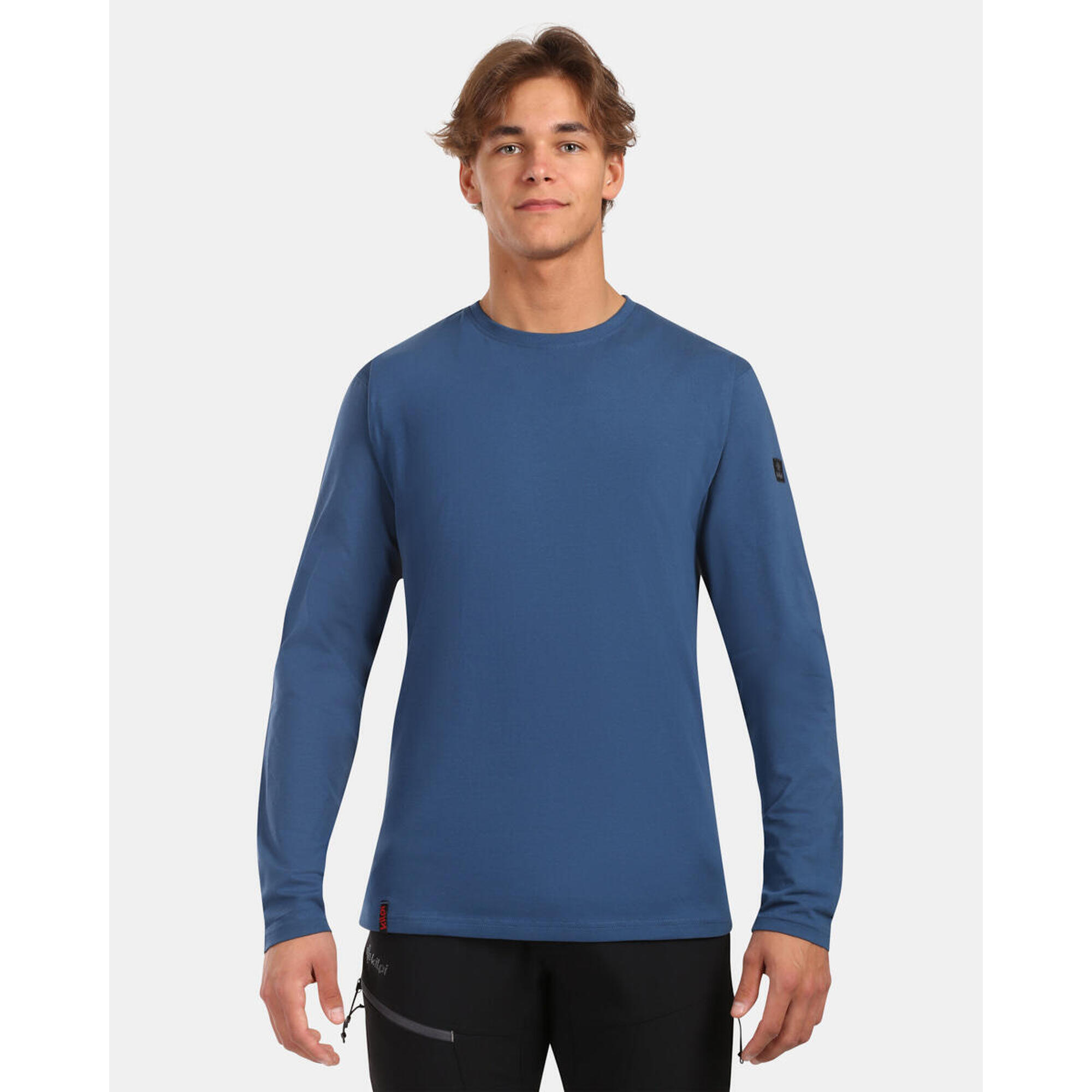 Kilpi - T-shirt Manches Longues Homme En Coton Kilpi Promox-m - Polo Sans Manches - Bleu - Decathlon