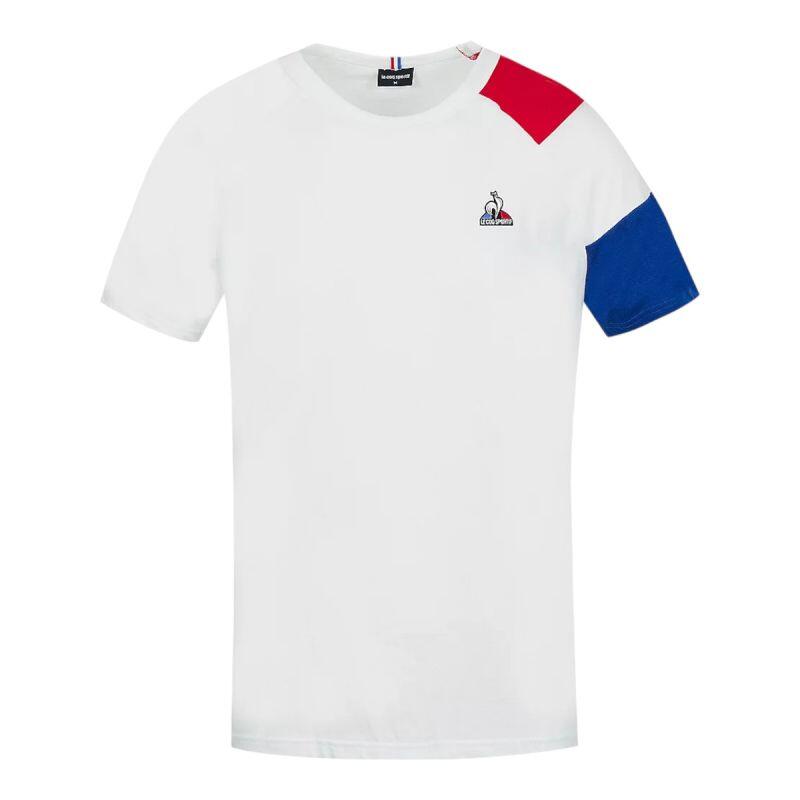 Le Coq Sportif - T-shirt Homme Bat Sp Tee Ss N°1 M-2510409 Blanc - T-shirt Manches Courtes - Blanc - Decathlon