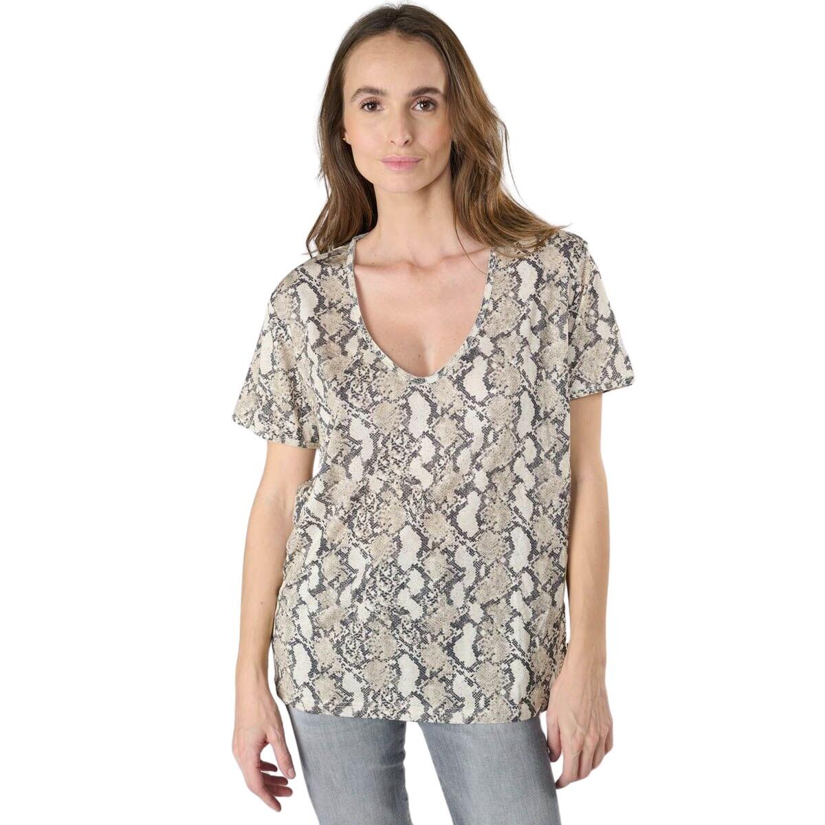 T-shirt femme Le Temps des cerises Argent 1/5