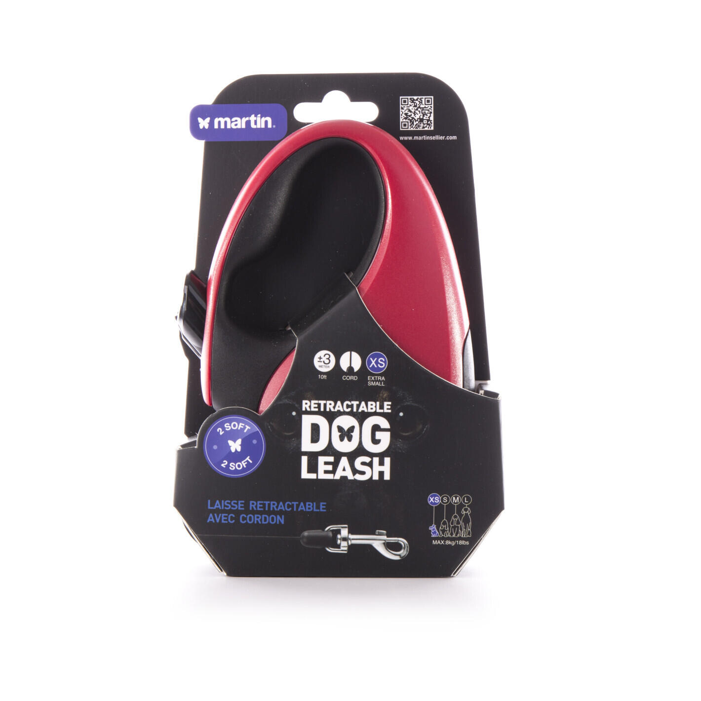 Laisse pour chien cordon Martin Sellier 2 Soft XS 2/2