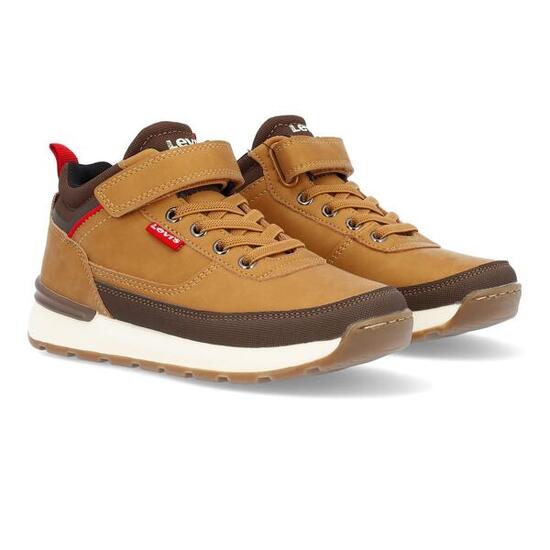 Baskets sport enfant à scratch - ASCOT REFRESH - Marron