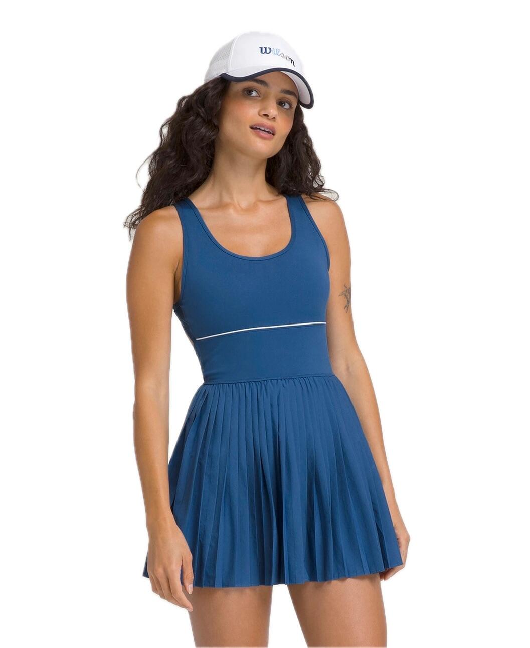 WILSON Sportif Tennis Dress Women Court Blue