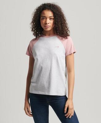 Vintage baseball t-shirt van biologisch katoen