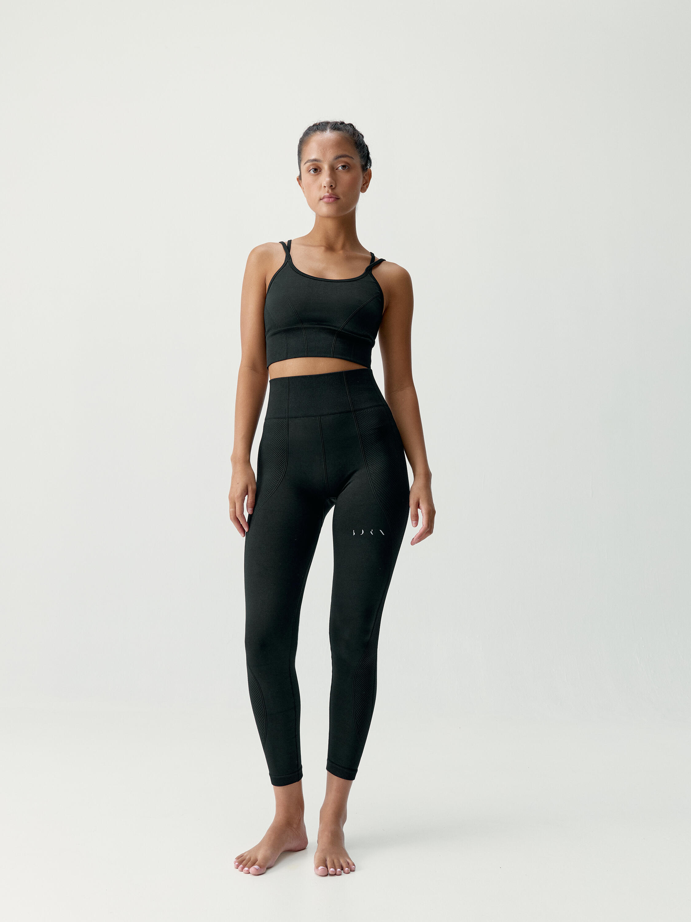 Top sportivo da donna Sureya Sostegno Medio Seamless 4/5