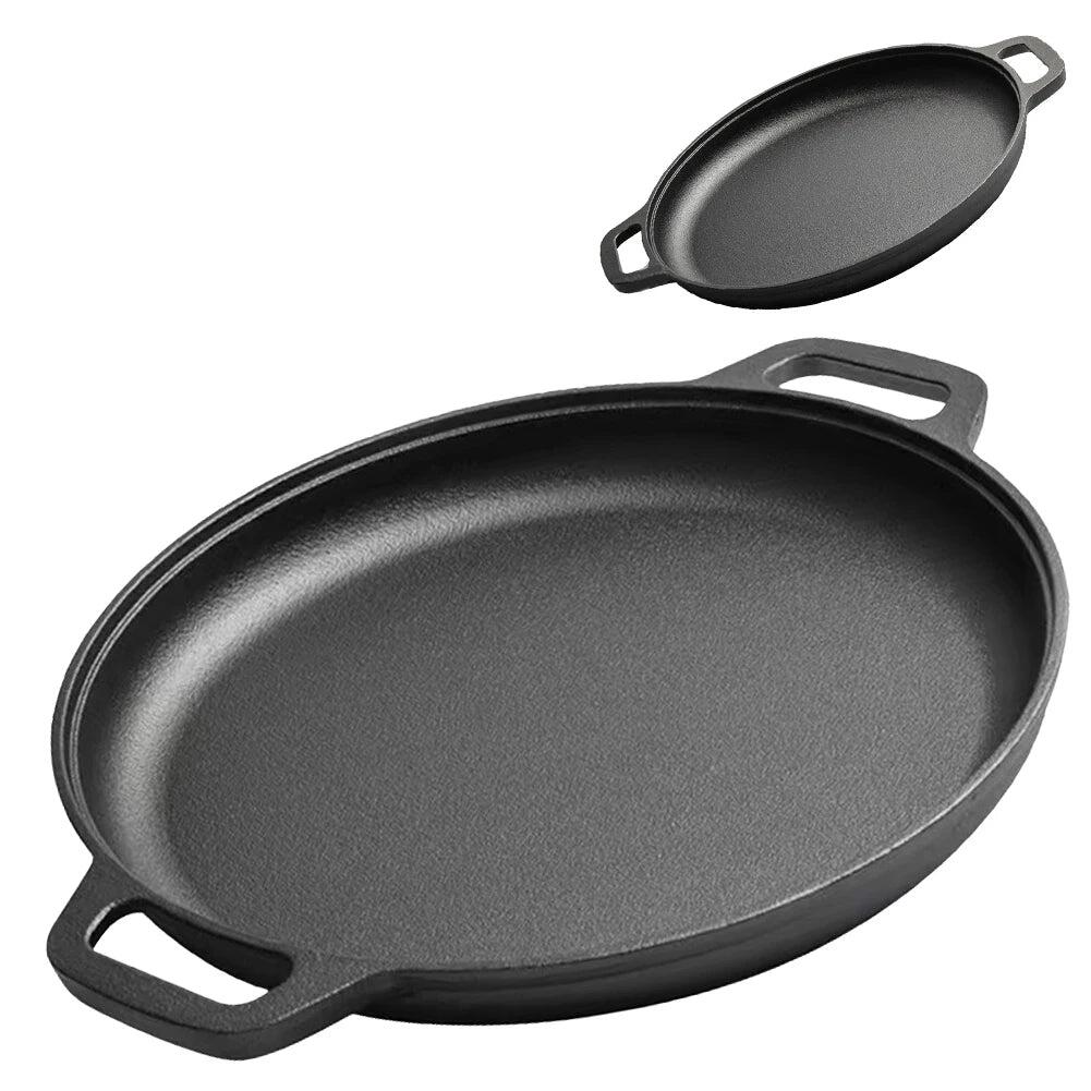 NNEOBA Non-Stick Camping Cast Iron Frying Pan
