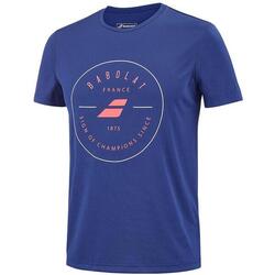 T-shirt Babolat Exercise Graphic Bleu Marine
