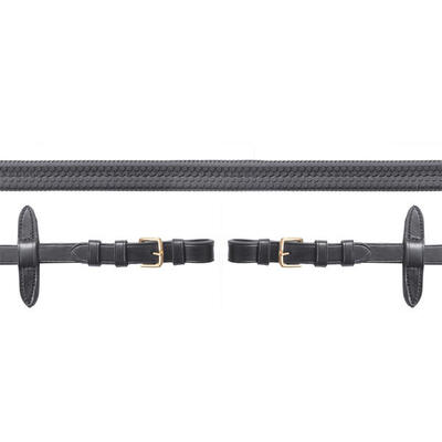 Rubberen teugels met gesp voor paard schockemöhle