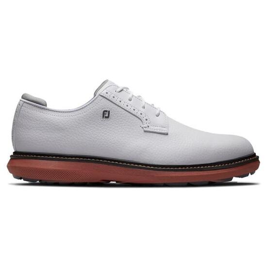 Zapatos Golf Footjoy Traditions Spikeless Blucher Hombre Blanco