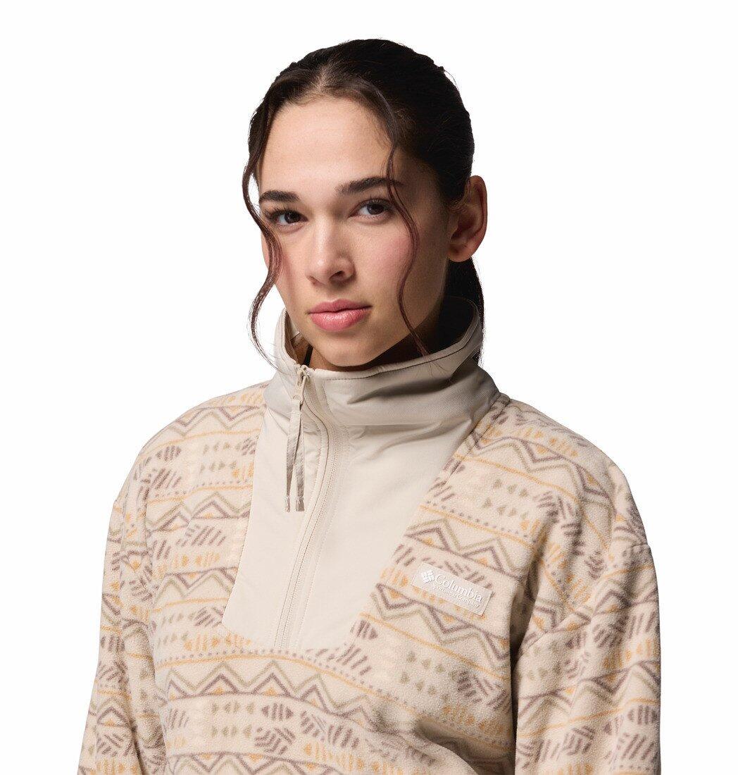 Fleecevesten Truien Dames - COLUMBIA Sequoia Grove™ Printed Half Zip - Dark 4/7