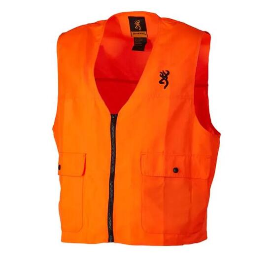 Gilet sécurité Browning orange haute visibilité EPI