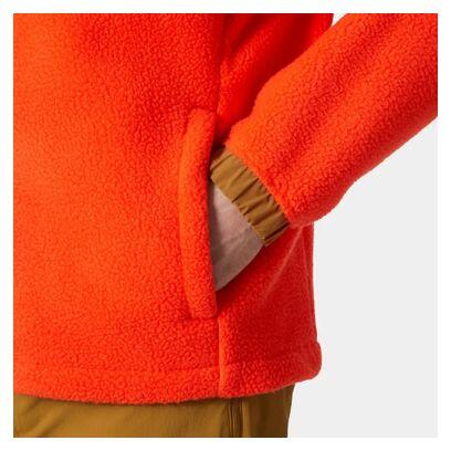 Giacca Pile Helly Hansen Panorama Uomo — Bottoni, Rosso/Oliva 4/6