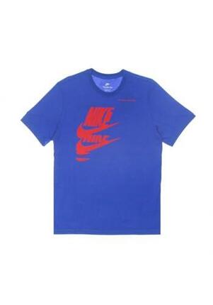 T-shirt Nike Sportswear Sport Essentials+ pour homme, bleu/rouge, XL
