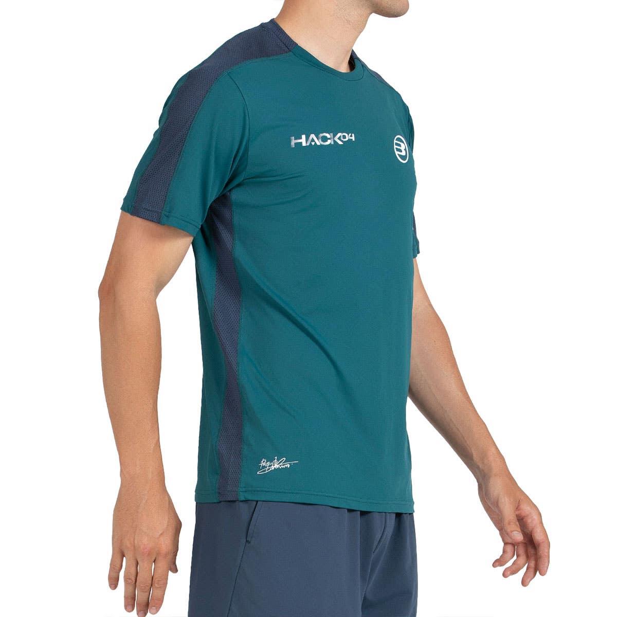 CAMISETA M/CORTA BULLPADEL PAQUITO 25I CZ94053000 VERDE OSCURO S 3/4