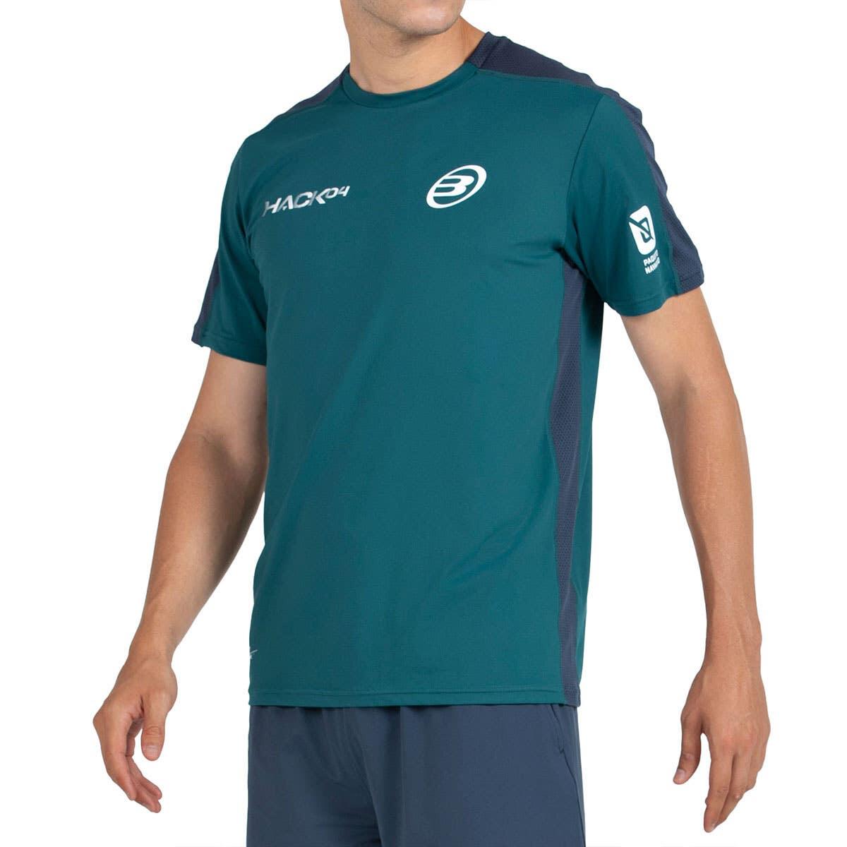 CAMISETA M/CORTA BULLPADEL PAQUITO 25I CZ94053000 VERDE OSCURO S 2/4