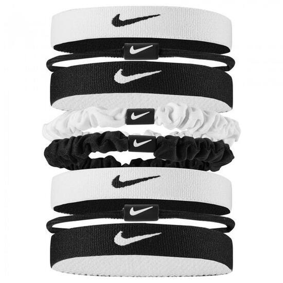 Elastico Per Capelli Classico Misto Flessibile Misura Confezione 8 Nike Nero