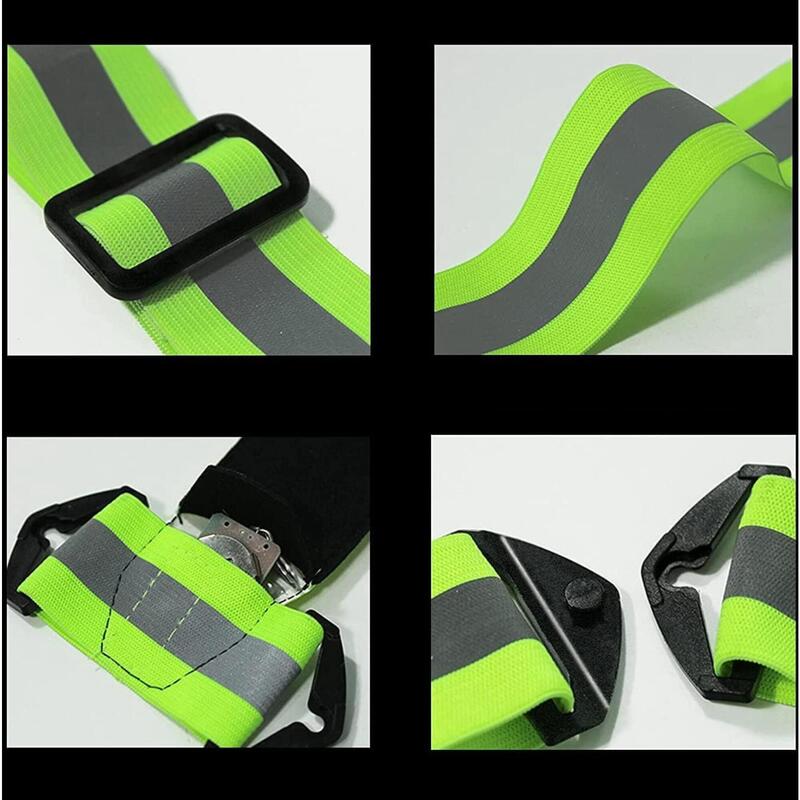 Vestă LED reflectorizantă – vizibilitate 360° – IPX6 – Galben