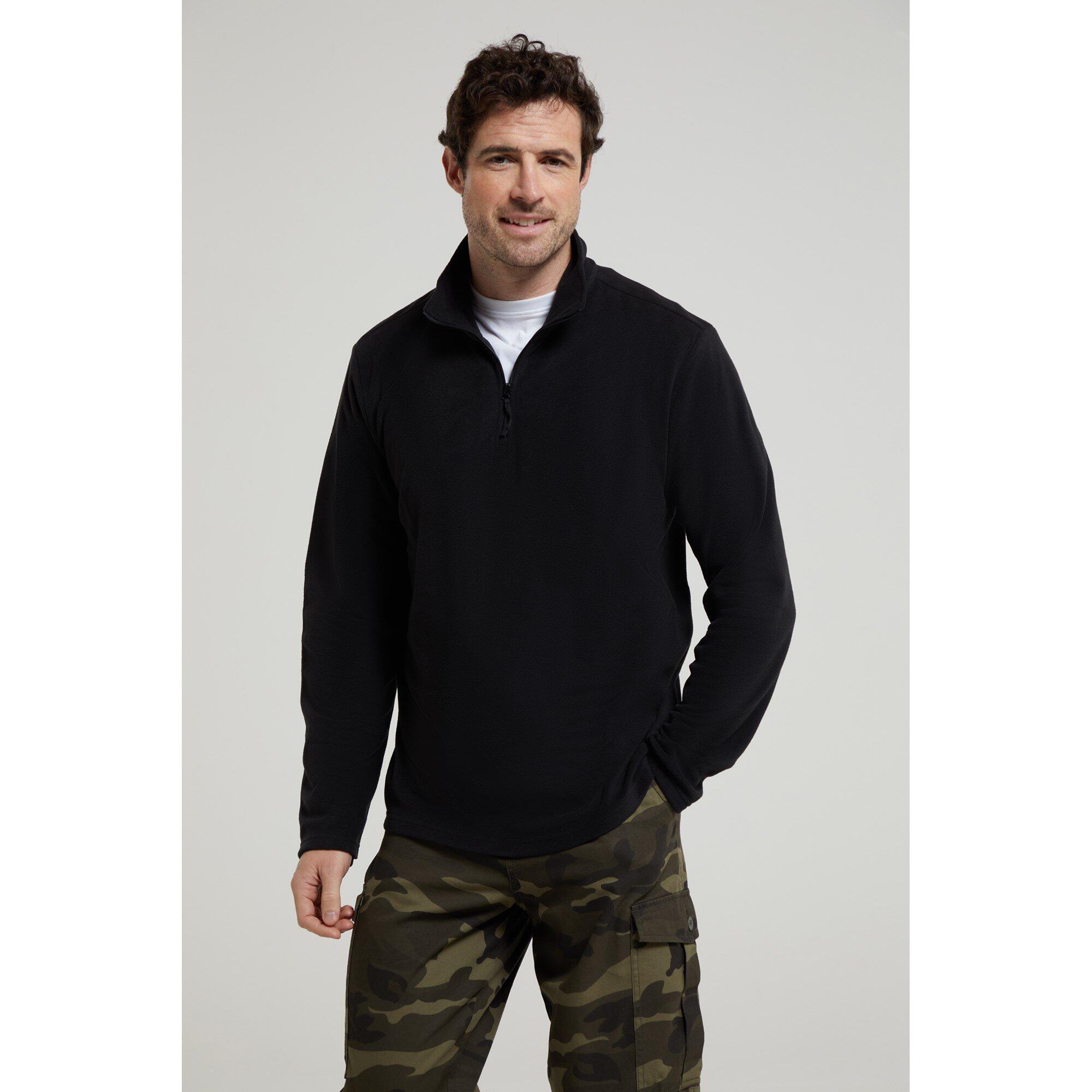 Mountain Warehouse - Mountain Warehouse Polaire Homme Camber Ii - Micropolaire Chaude Et Respirante - Polaire - Noir - Decathlon