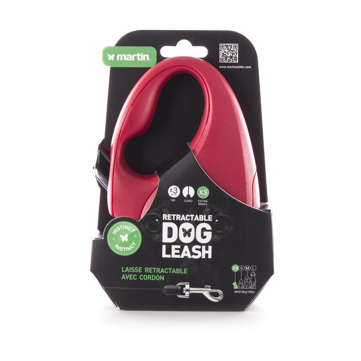 Laisse pour chien cordon Martin Sellier Instinct XS 2/2