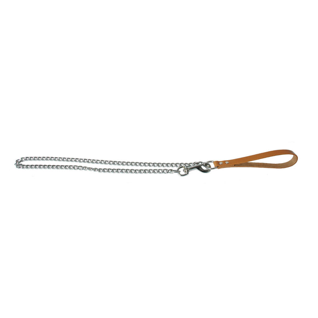 Leather chain dog lead Martin Sellier