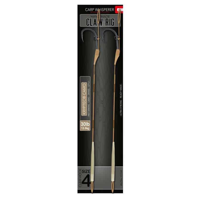 Carp Whisperer - Claw Rig - Haak maat: 4 - 2 stuks - Gravel 1/1