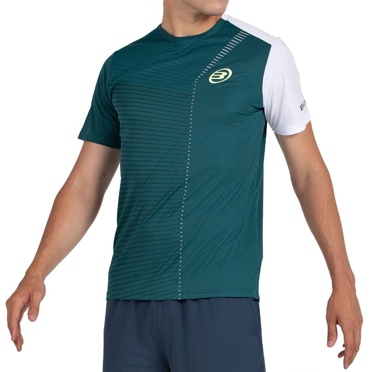 CAMISETA M/CORTA BULLPADEL LLICO AX69053000 VERDE OSCURO S 3/4