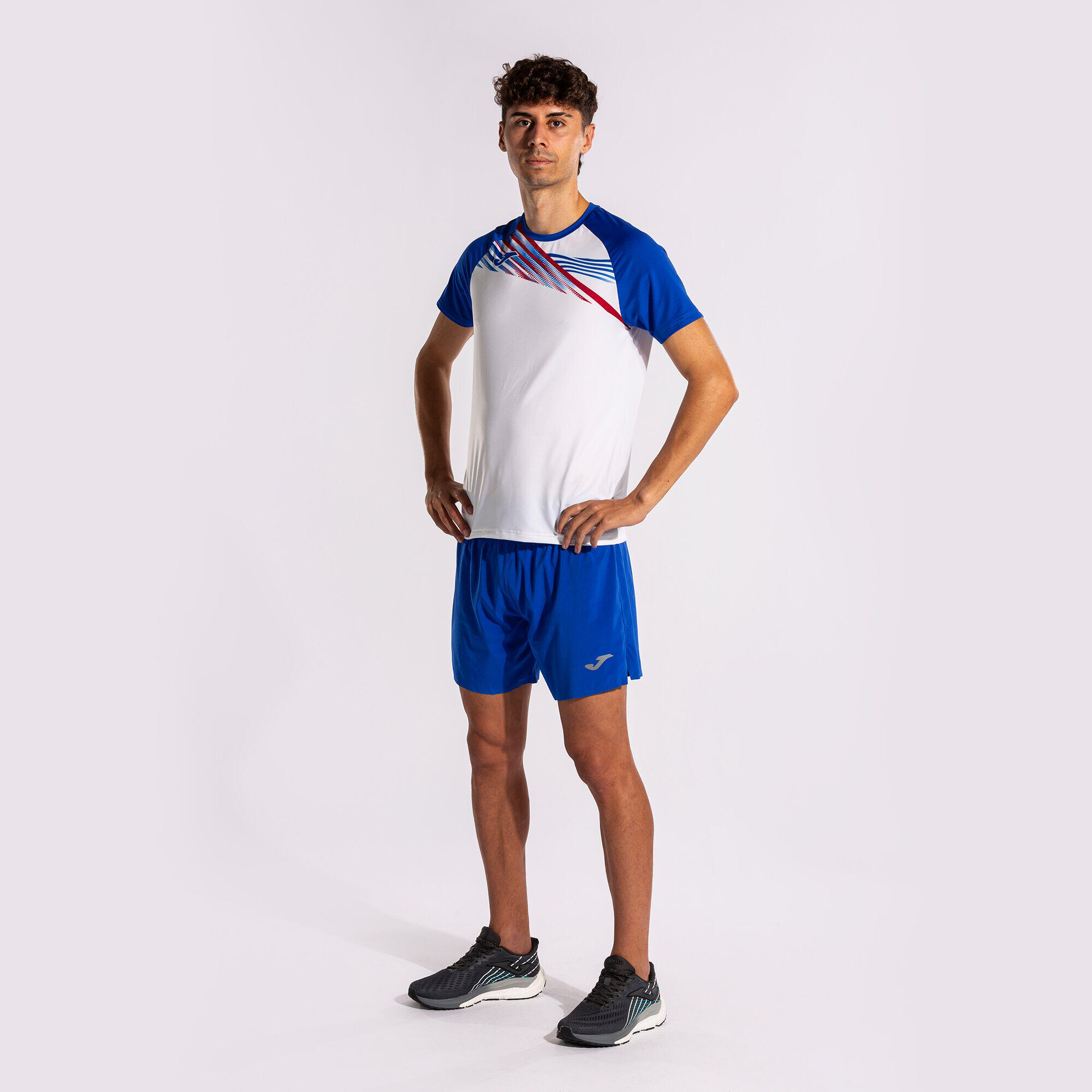 Camiseta Manga Corta Running Niños Joma Elite X Blanco 3/7