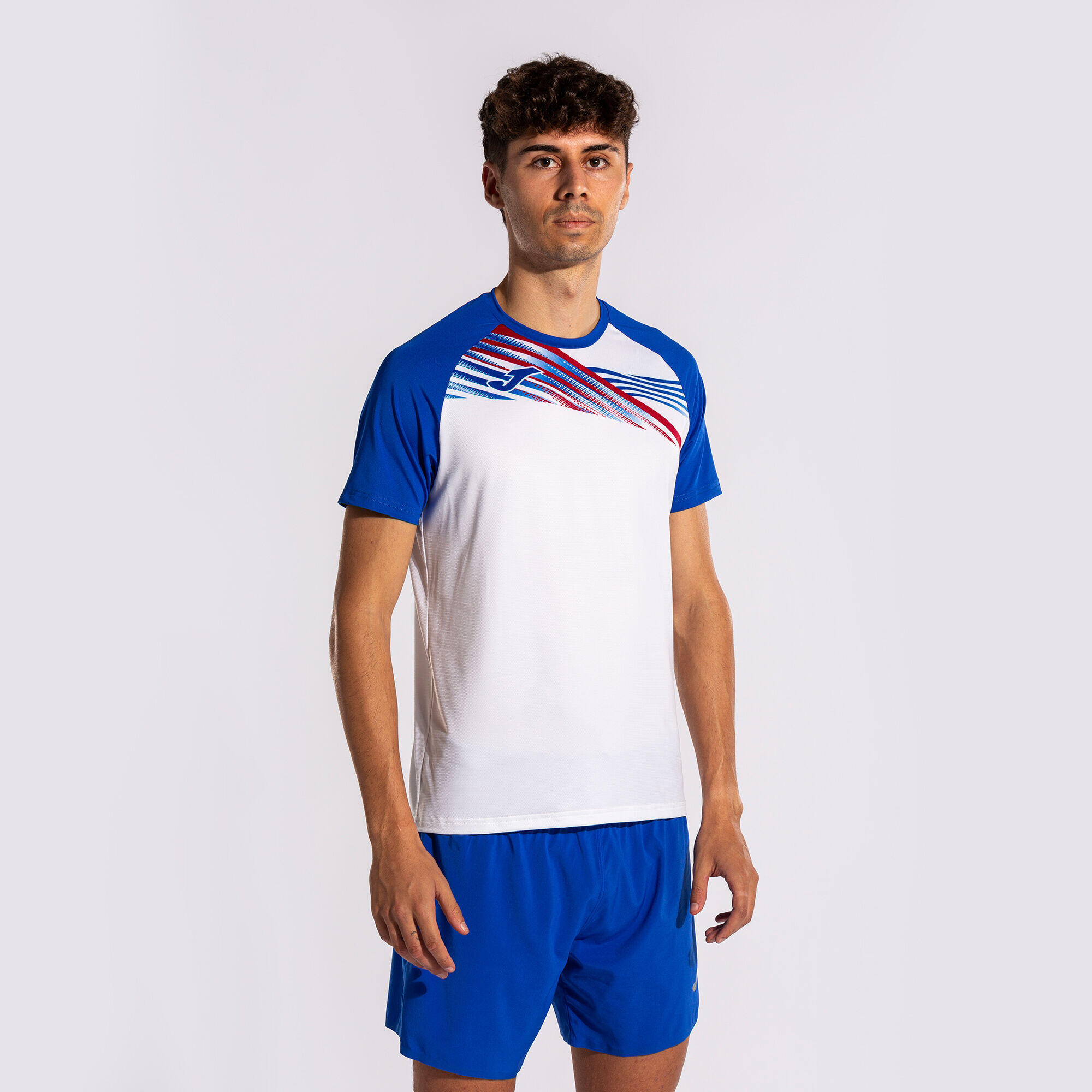 Camiseta Manga Corta Running Niños Joma Elite X Blanco 4/7