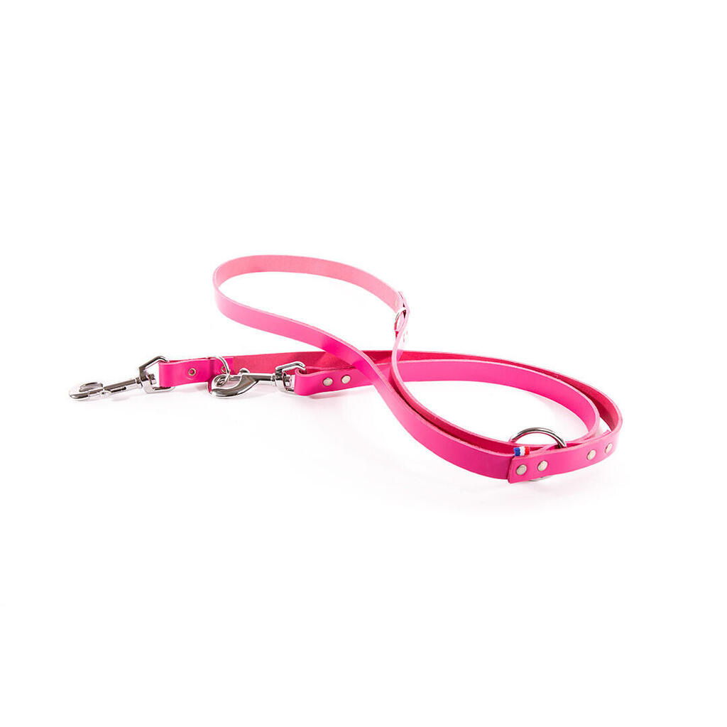 Multicoloured leather dog leash Martin Sellier 499