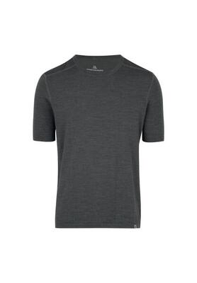 Heren merino wollen t-shirt thermische basislaag zacht en ademend